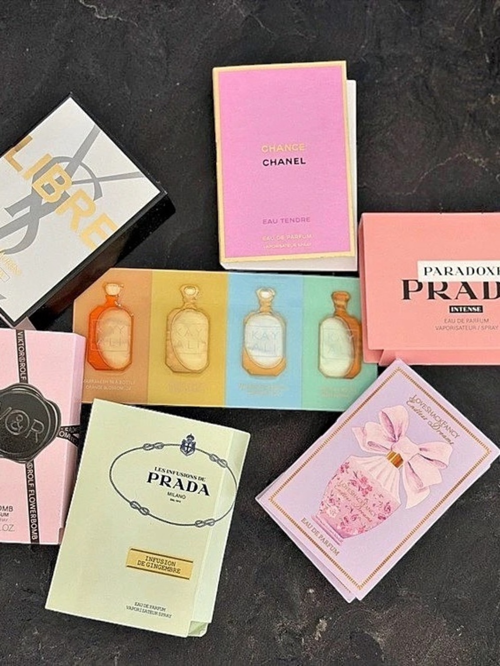 7 Piece Designer Variety Pack Sample Cards